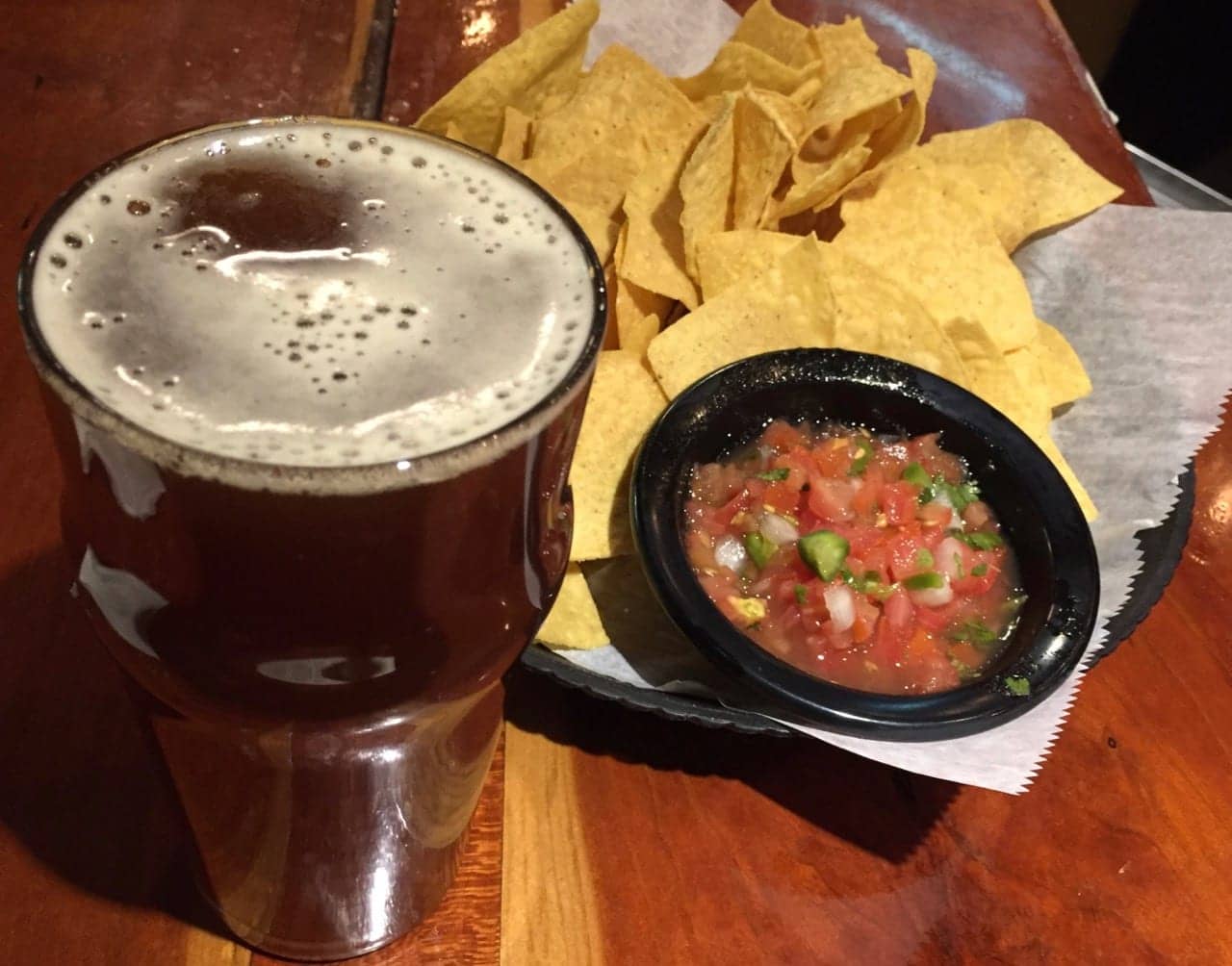 Chips and salsa at Bad shepherd Beer Co.